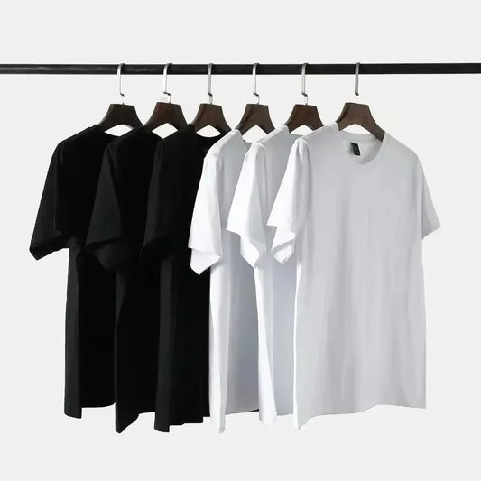 Double-Sided Printing Y2k Style Big Head Print Men Women Summer Round Neck Short Sleeved Casual Cotton T-shirt Vintage Tee Tops