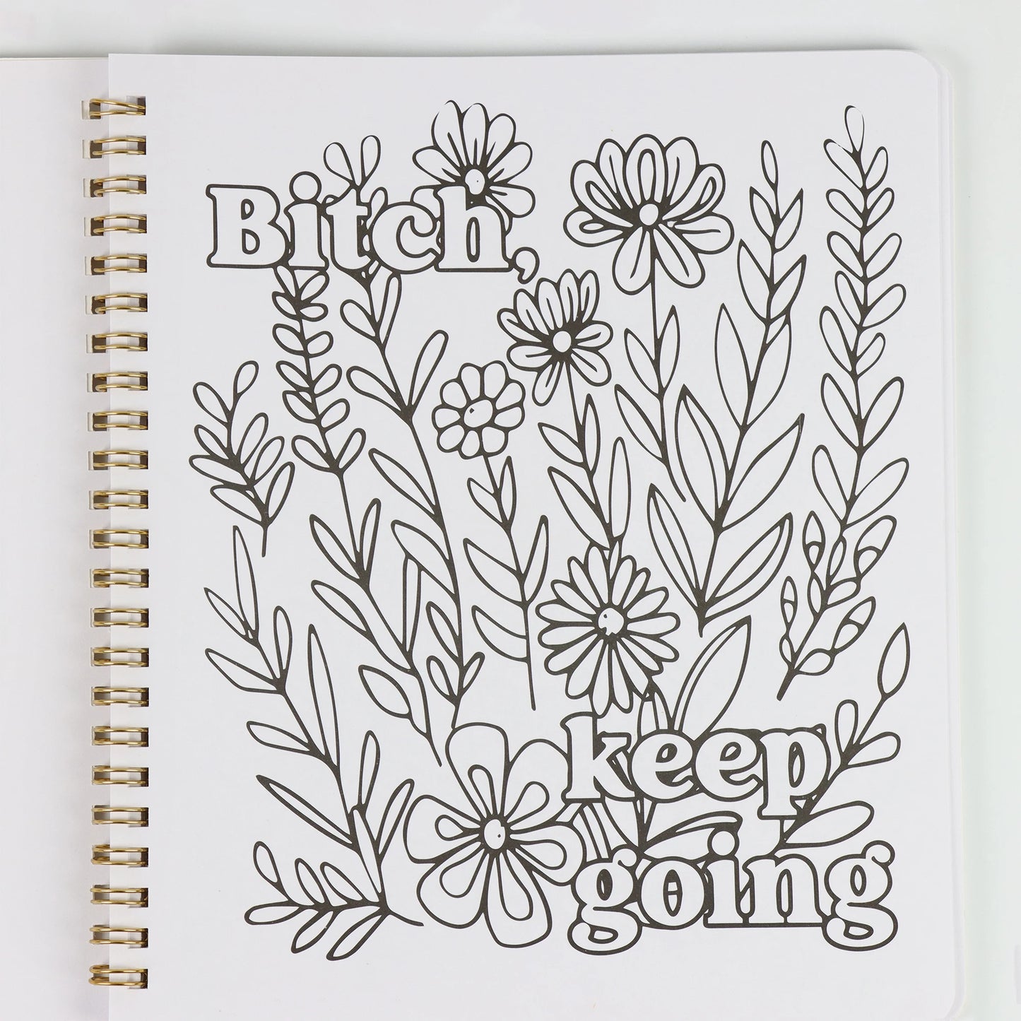 Beautiful Coloring Book for Adults Relaxation Funny Stress Relief Art Therapy Activity Perfect Gift for Friends
