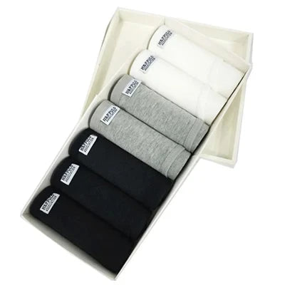 Candy Color Cotton Briefs Set (7-Pack)