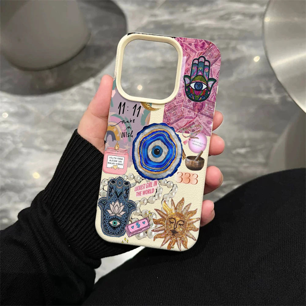 Hamsa & Evil Eye Collage Phone Case