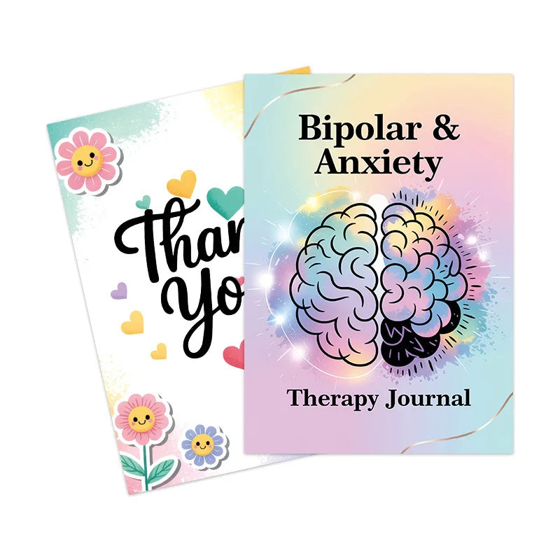 Bipolar &Anxiety, Bipolar Disorder, BD Psychological Therapy, Journal Planners Notebook