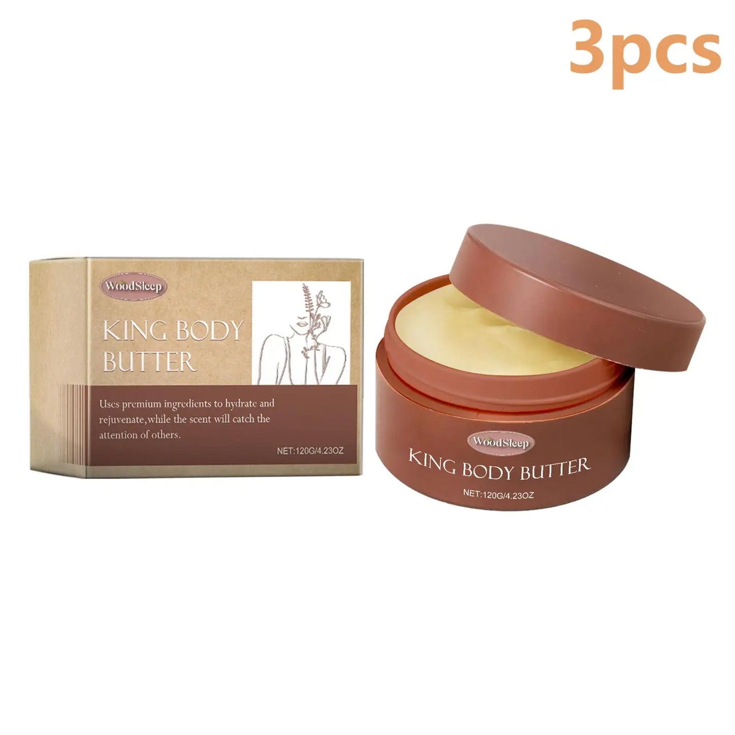 Woodsleep Cologne Scented Body Cream Tighten Skin Barrier Repair Care Deep Hydration Shea Butter Moisturizing Body Cream 120g