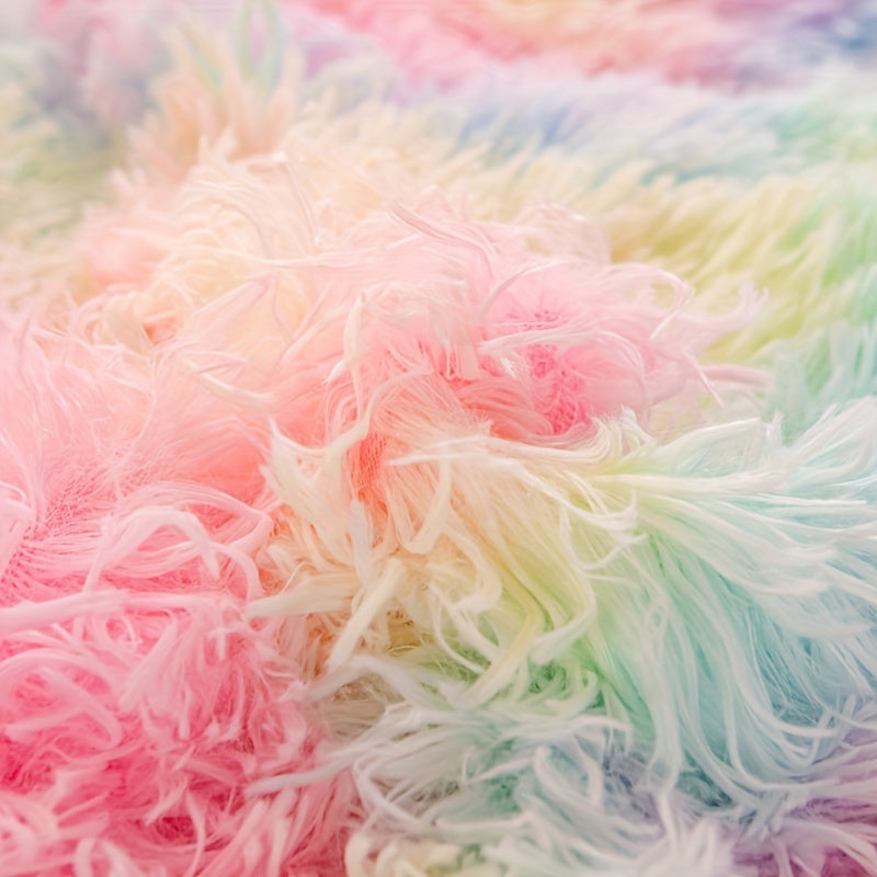 [Tie Dye Duvet Set] 3pcs Y2K Tie Dye Plush Duvet Cover Set - Soft & Warm Bedding Set - 1 Duvet Cover + 2 Pillowcase