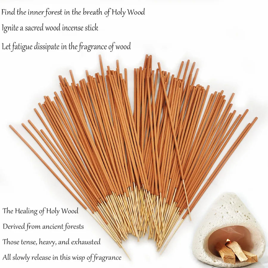 Premium Palo Santo Incense Sticks (30–80 Pack)