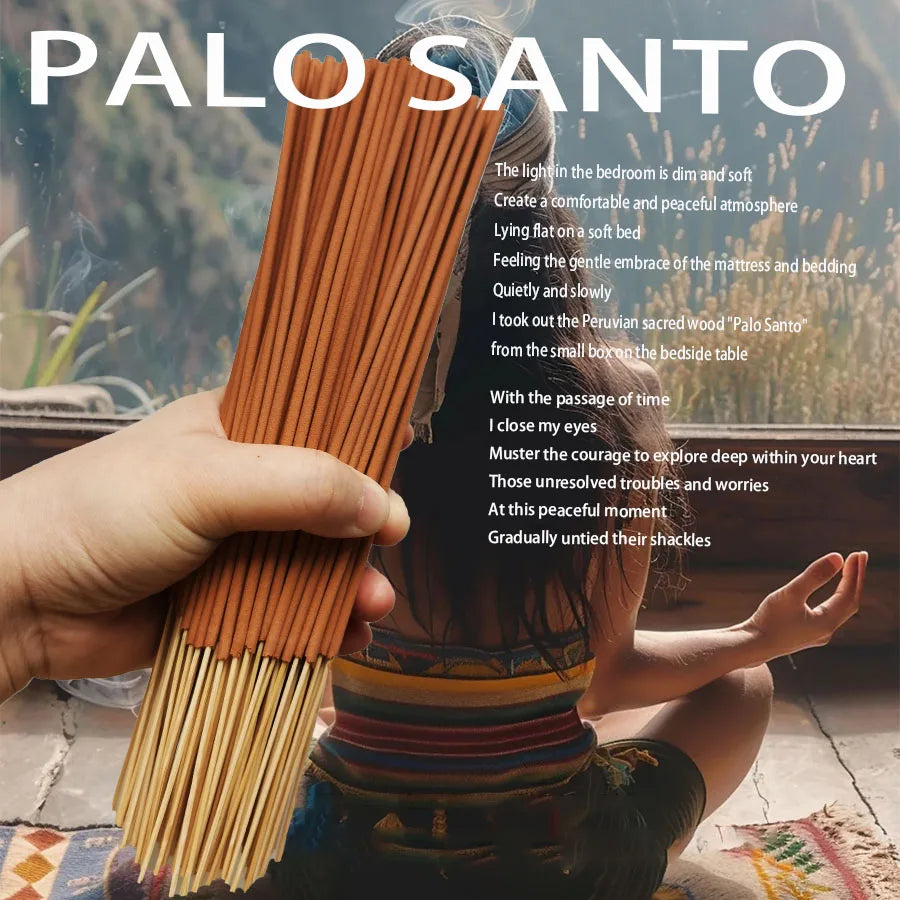 Premium Palo Santo Incense Sticks (30–80 Pack)