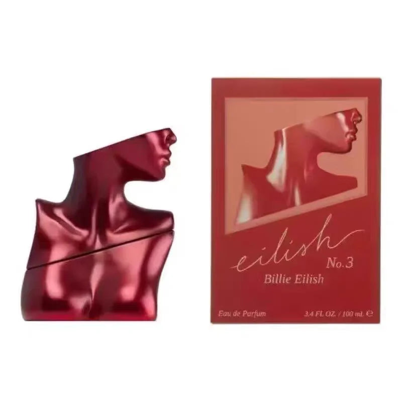 billie Women's perfume, 3.4 oz. Unique oriental wood fragrance, paired with avant-garde and bold bottle body design.