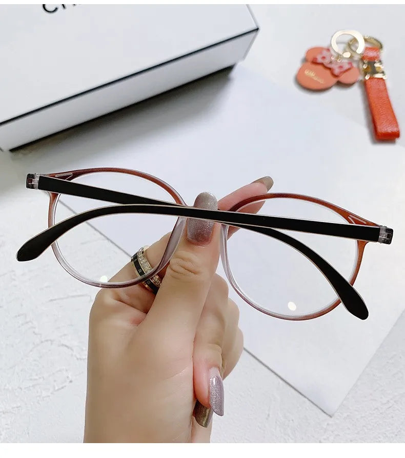 New arrival Computer Glasses Frame Women Men Anti Blue Light Round Eyewear Blocking Glasses Optical Spectacle Eyeglass