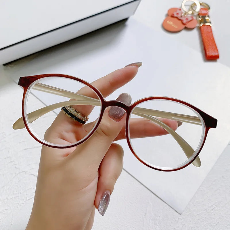New arrival Computer Glasses Frame Women Men Anti Blue Light Round Eyewear Blocking Glasses Optical Spectacle Eyeglass