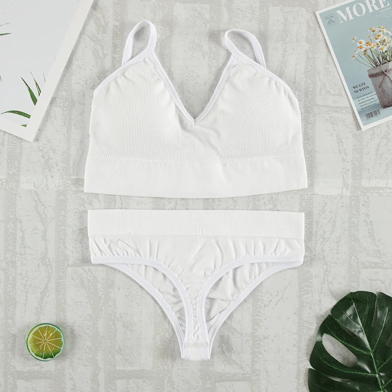 Seamless Bralette & G-String Set