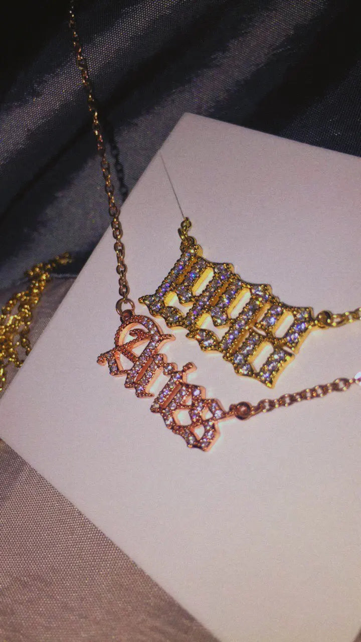 Zircon Letter Constellation Necklace For Women Stainless Steel Girl 12 Zodiac Necklaces Choker Alphabet Jewelry Bijoux Femme BFF