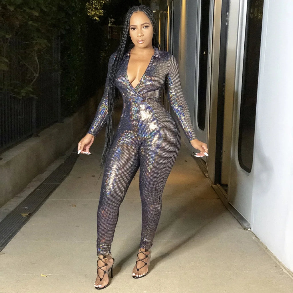 jumpsuit women jumpsuits club outfits for women birthday outfits jumpsuits for female 2021 overalls long sleeve rompers