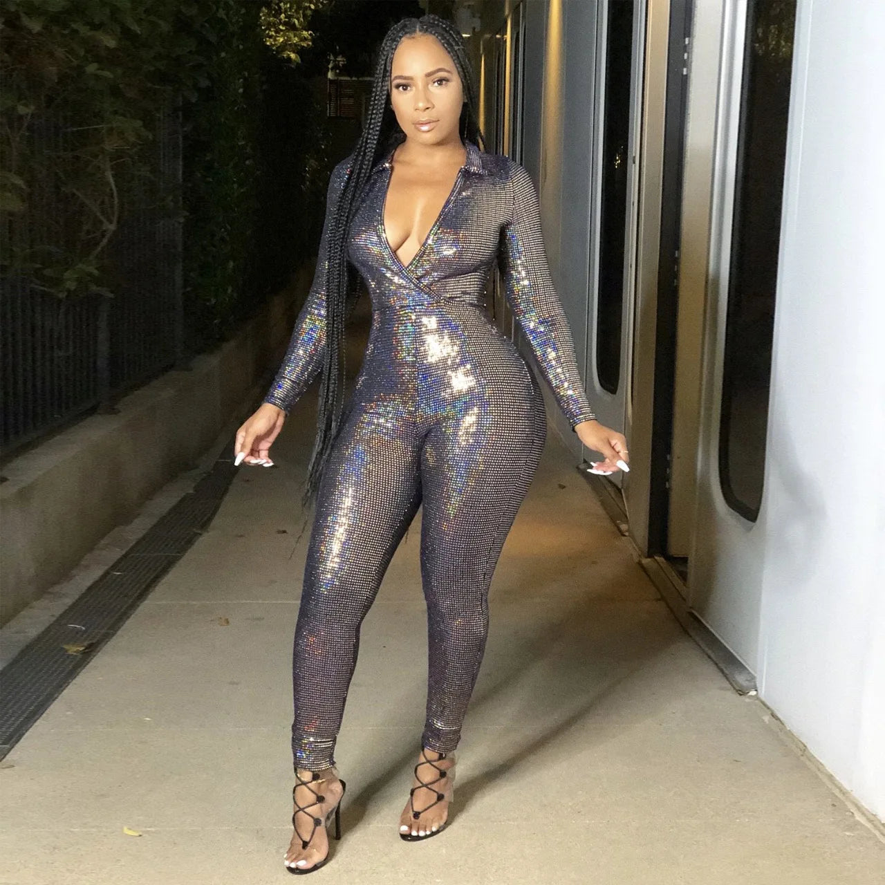 jumpsuit women jumpsuits club outfits for women birthday outfits jumpsuits for female 2021 overalls long sleeve rompers