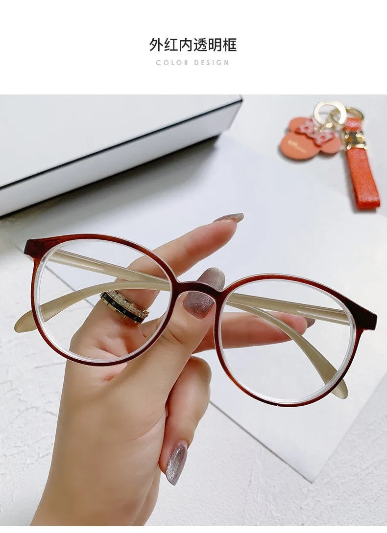 New arrival Computer Glasses Frame Women Men Anti Blue Light Round Eyewear Blocking Glasses Optical Spectacle Eyeglass