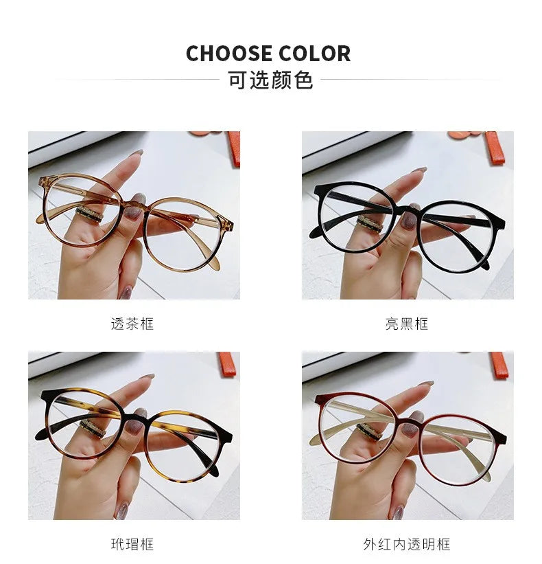 New arrival Computer Glasses Frame Women Men Anti Blue Light Round Eyewear Blocking Glasses Optical Spectacle Eyeglass