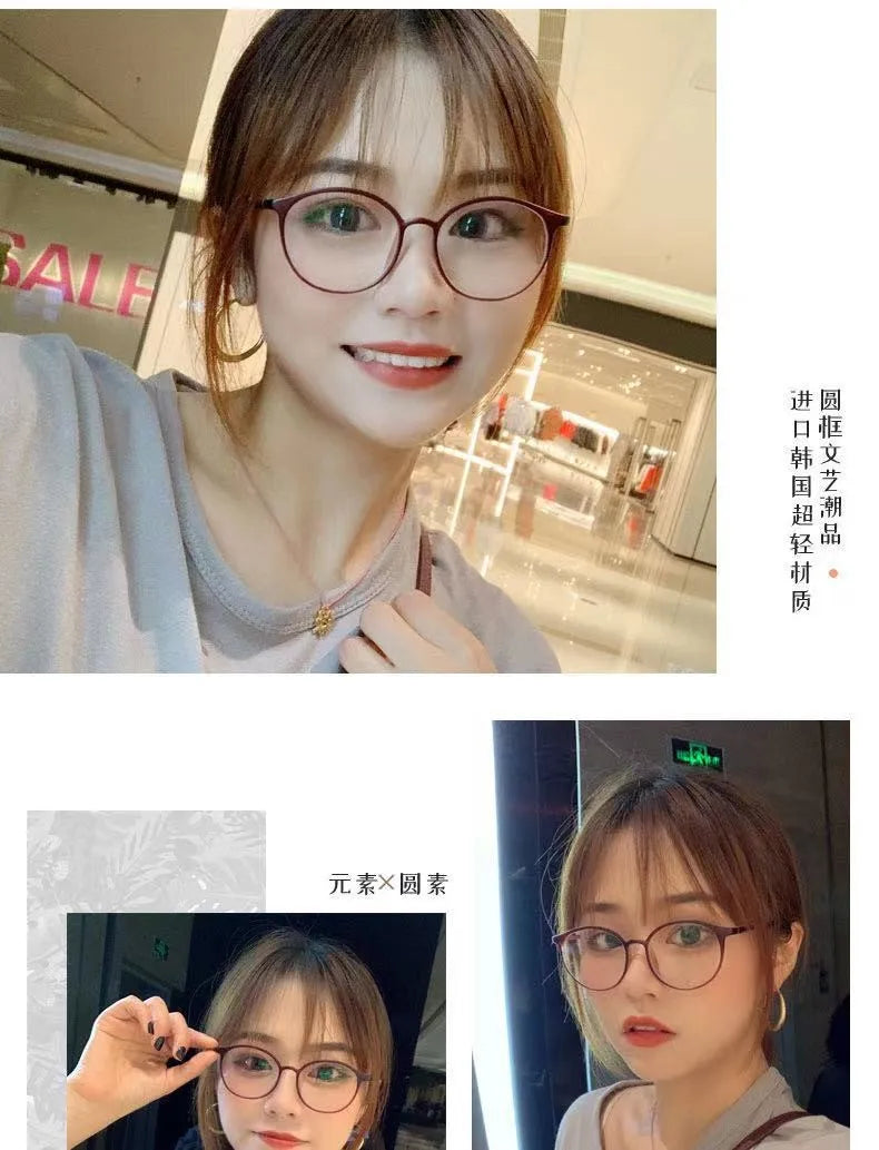 New arrival Computer Glasses Frame Women Men Anti Blue Light Round Eyewear Blocking Glasses Optical Spectacle Eyeglass