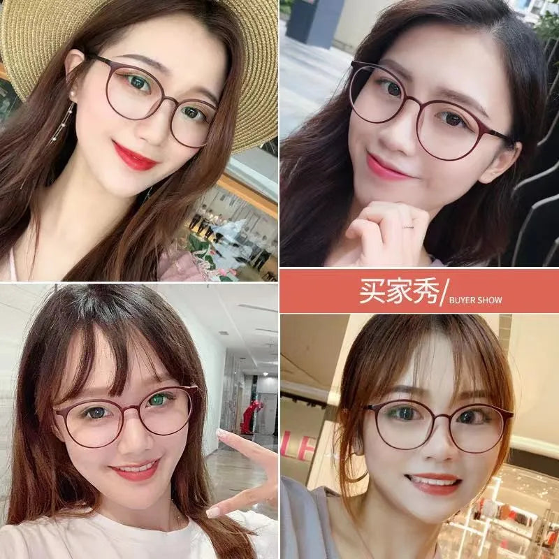 New arrival Computer Glasses Frame Women Men Anti Blue Light Round Eyewear Blocking Glasses Optical Spectacle Eyeglass