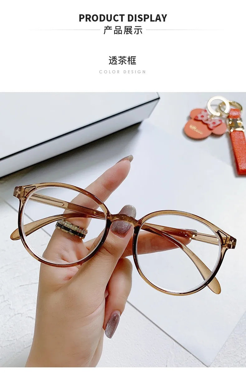 New arrival Computer Glasses Frame Women Men Anti Blue Light Round Eyewear Blocking Glasses Optical Spectacle Eyeglass