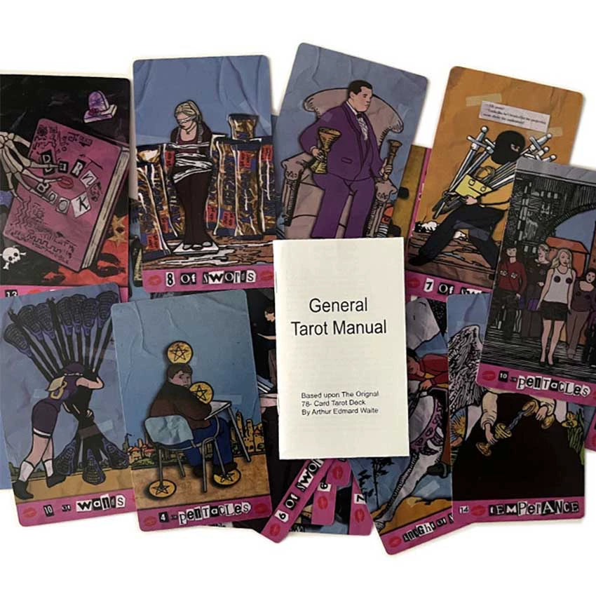 12x7 a Mean Girls Tarot Girl Tarot Card English Carlo Card