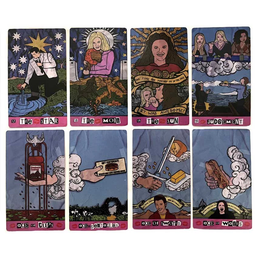 12x7 a Mean Girls Tarot Girl Tarot Card English Carlo Card