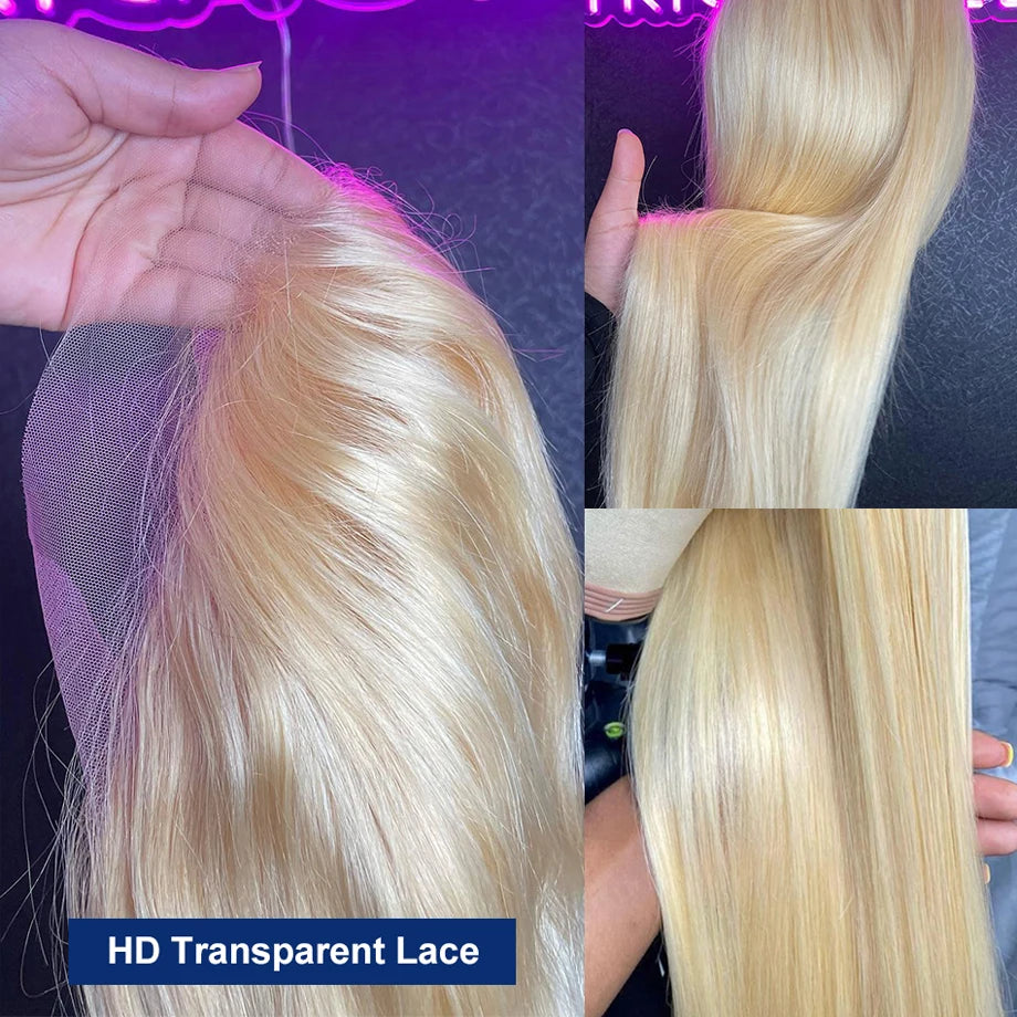 30 inch Straight 613 Lace Front Wigs 13x6 Hd Lace Wig Human Hair 13x4 Hd Lace Front Wig 613 Blonde Straight Human Hair Wigs