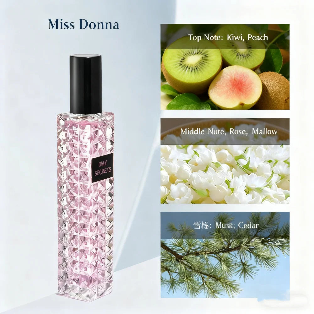 30Ml Women's Eau De Parfum Long-Lasting Fragrance Natural Floral Fruity Citrus Woody Oriental Water Fragrances Series Fresh