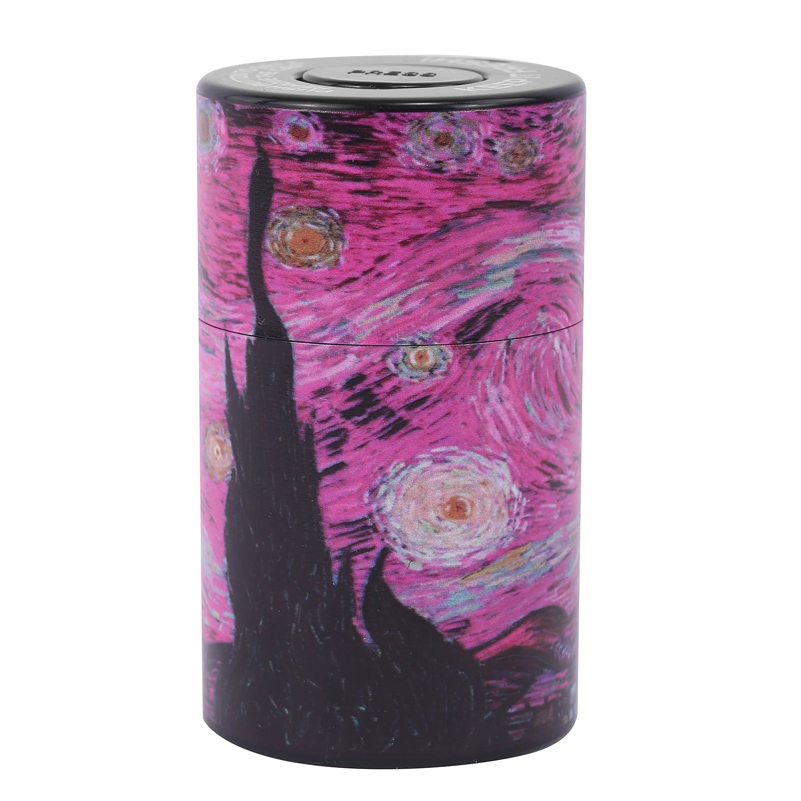 Cartoon Printing Plastic Air Tight Can Vacuum Sealed Tobacco Jar