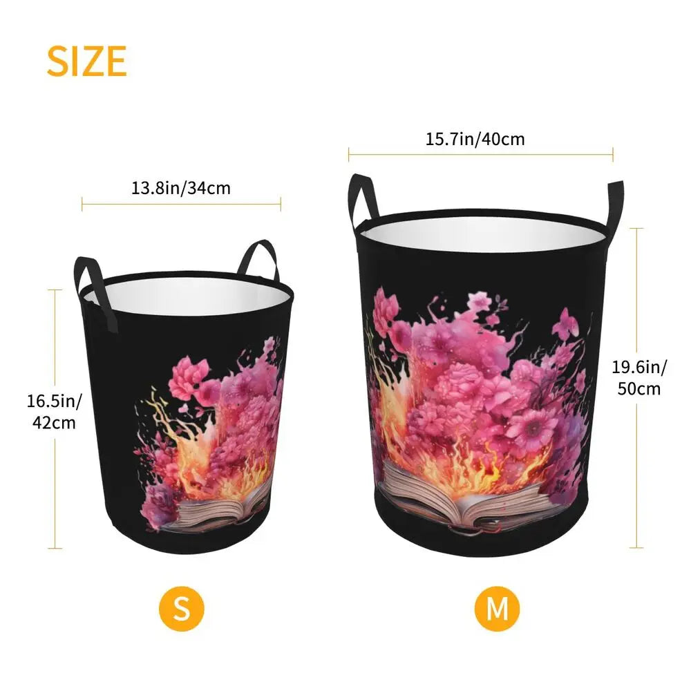 Burn Book Mean Girls Foldable Laundry Baskets Dirty Clothes Home Organizer Large Waterproof Hamper For Home Kids