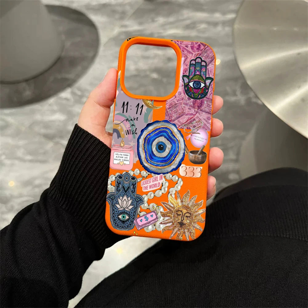 Hamsa & Evil Eye Collage Phone Case