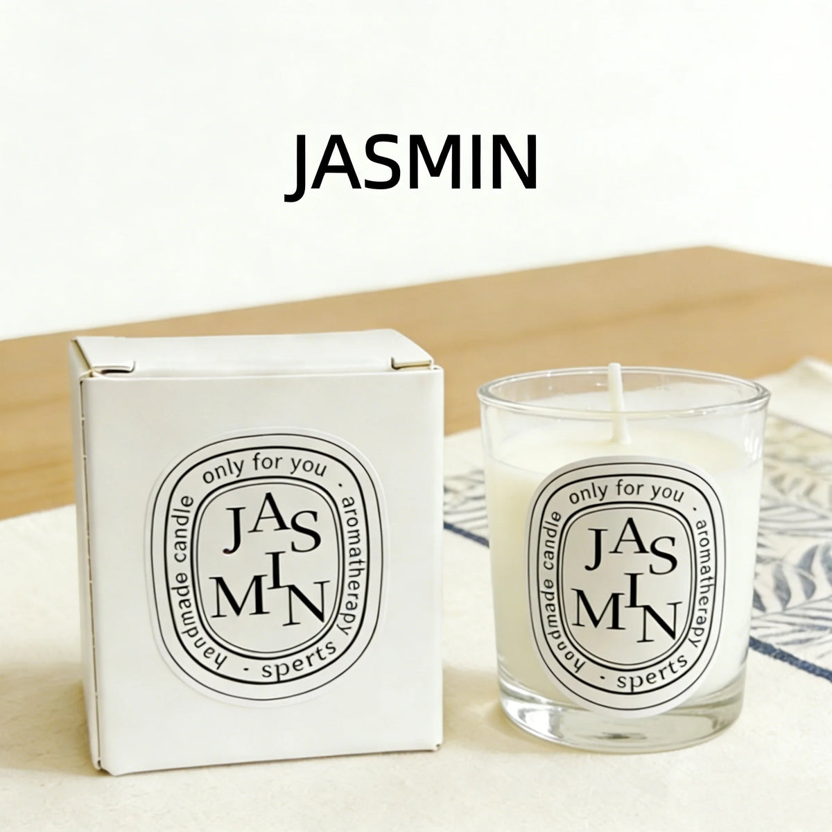 New Fragrance Scented Candle Romantic Gift Transparent Jar Aromatic Candles Light for Wedding Guest