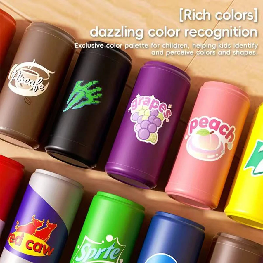 20pc Bottle Guessing Beverage Match Memory Exercise Logical Thinking Reasoning Board Game Beneficial Intelligence Toy Party Game