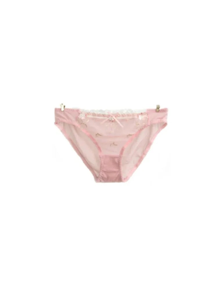 Luxury European and American Underwear Women Thin Big Size Sexy Bra Big Chest Small Lace Transparent Bra Set Perspective Winter