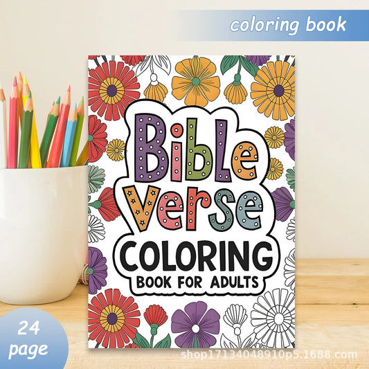 new hot-selling A4 Bible coloring book coloring book coloring book coloring book coloring book thickening