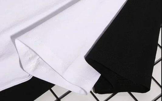 2025 New Summer Trend Fashionable Pure Cotton T-shirt with Japanese Racing Print Loose Fit, Quick Drying, Breathable Big Boy