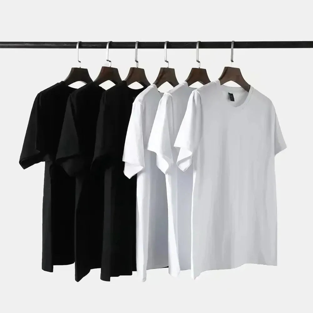 Double-Sided Printing Y2k Style Big Head  Print Men Women Summer Round Neck Short Sleeved Casual Cotton T-shirt Vintage Tee Tops