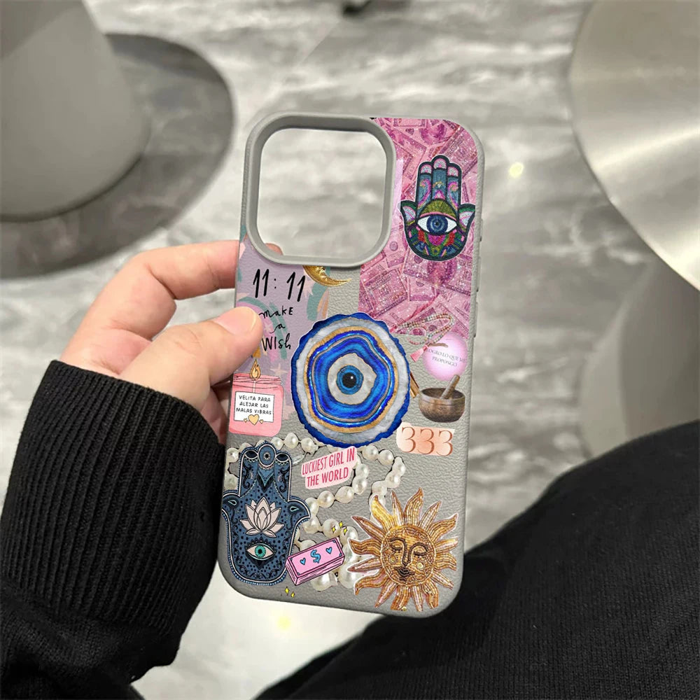 Hamsa & Evil Eye Collage Phone Case