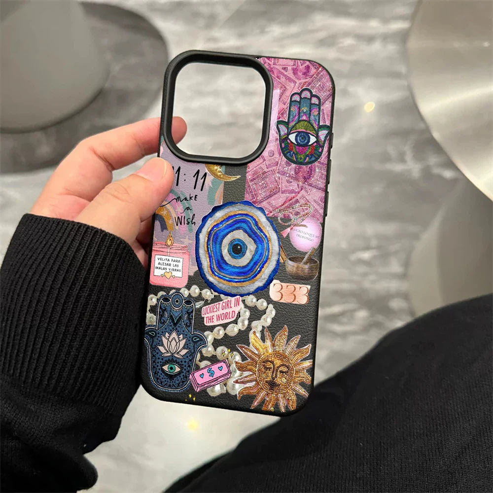 Hamsa & Evil Eye Collage Phone Case