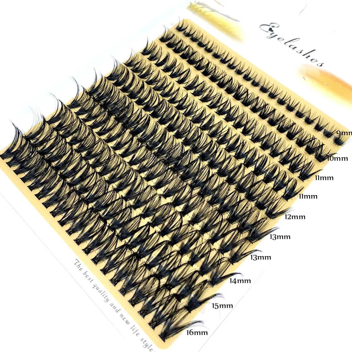 200 Clusters 10D 20D 30D 40D 60D 80D Mixed Tray Individual Lashes 3D Russia Premade Volume Lashes Soft Natural Lashes Mink Lash