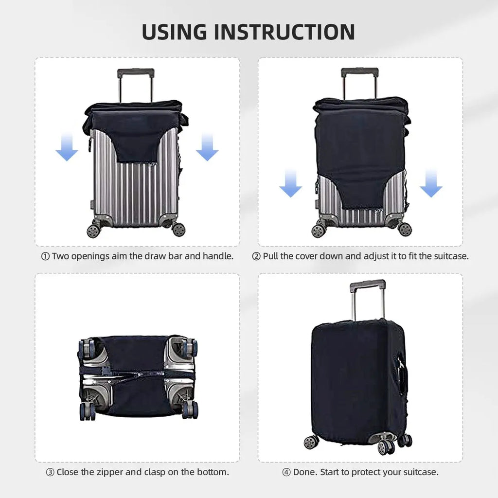 Burn Book - Mean Girls Suitcase Cover Protection Elastic Travel Luggage Protector Covers for 18-32 Inch