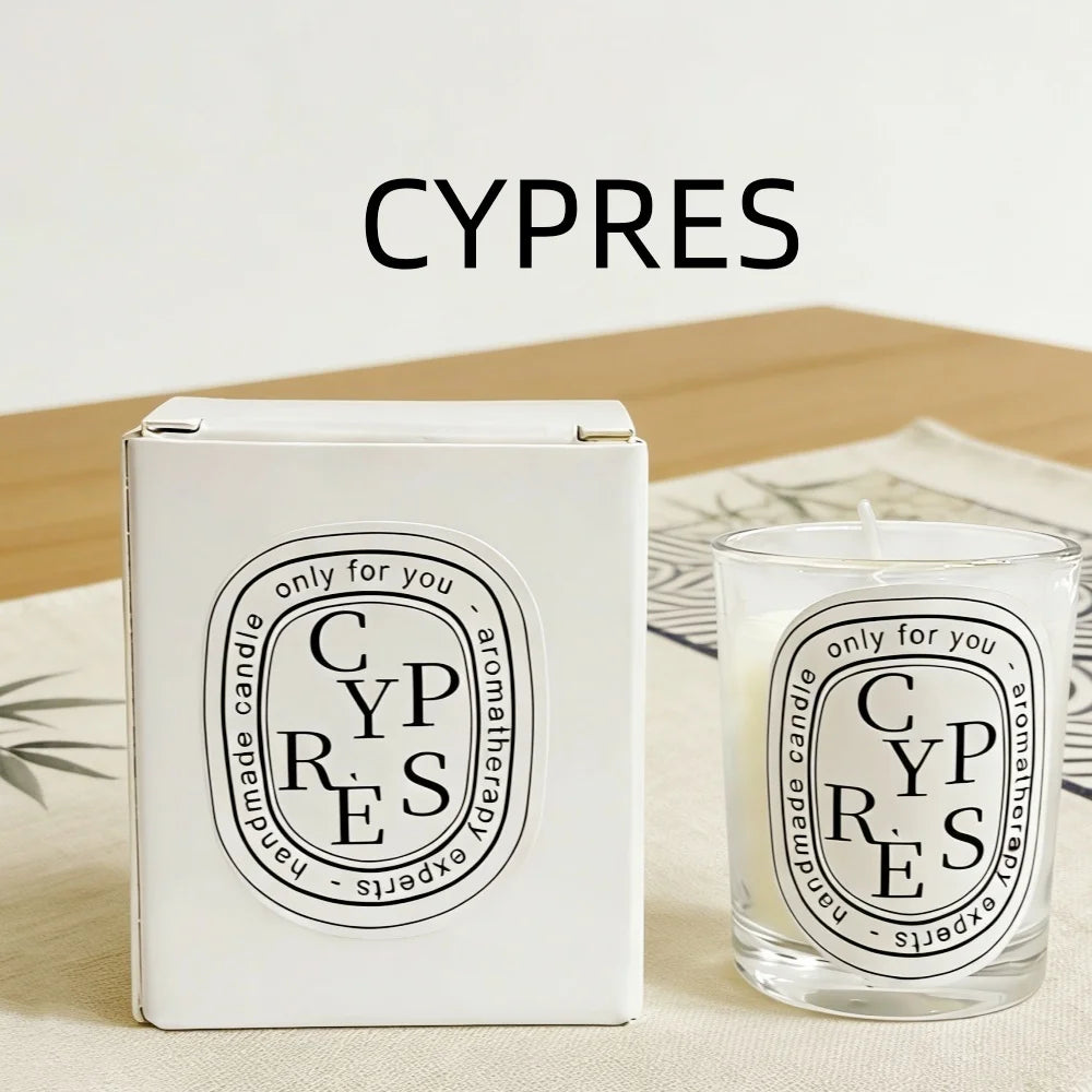 New Fragrance Scented Candle Romantic Gift Transparent Jar Aromatic Candles Light for Wedding Guest