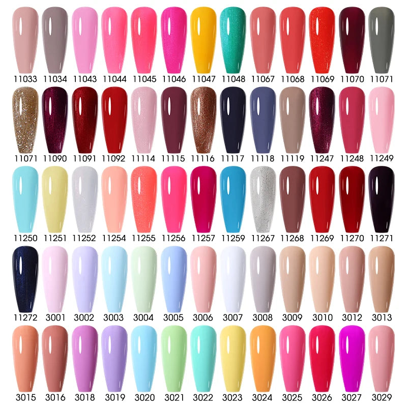 Clou Beaute 6/8pcs 15ml UV Nail Gel Colors Polish Set Summer Pretty Sugar Pink Red Neon Professional Nail Art Manicure Kit Gift