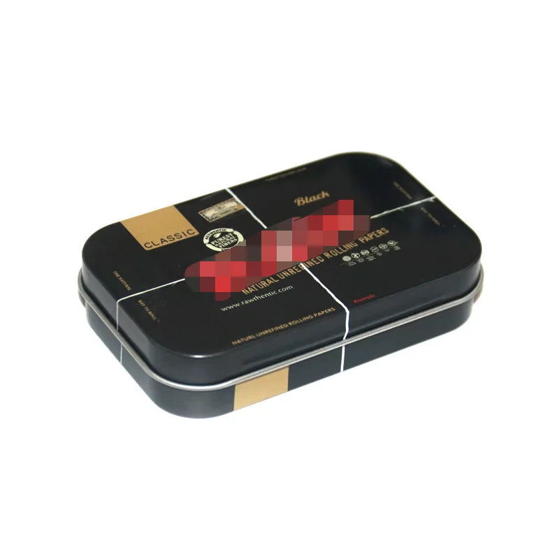 1 Pc Tinplate Jewelry Candy Coin Key Organizer Cigarette Case - Rectangle Container Tobacco Storage Smoking Accessories