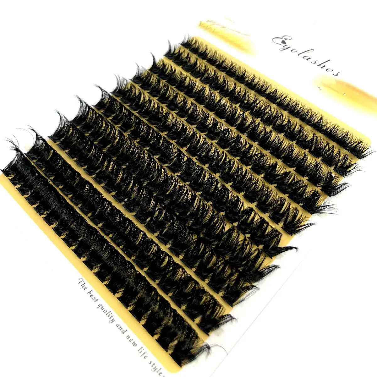 200 Clusters 10D 20D 30D 40D 60D 80D Mixed Tray Individual Lashes 3D Russia Premade Volume Lashes Soft Natural Lashes Mink Lash