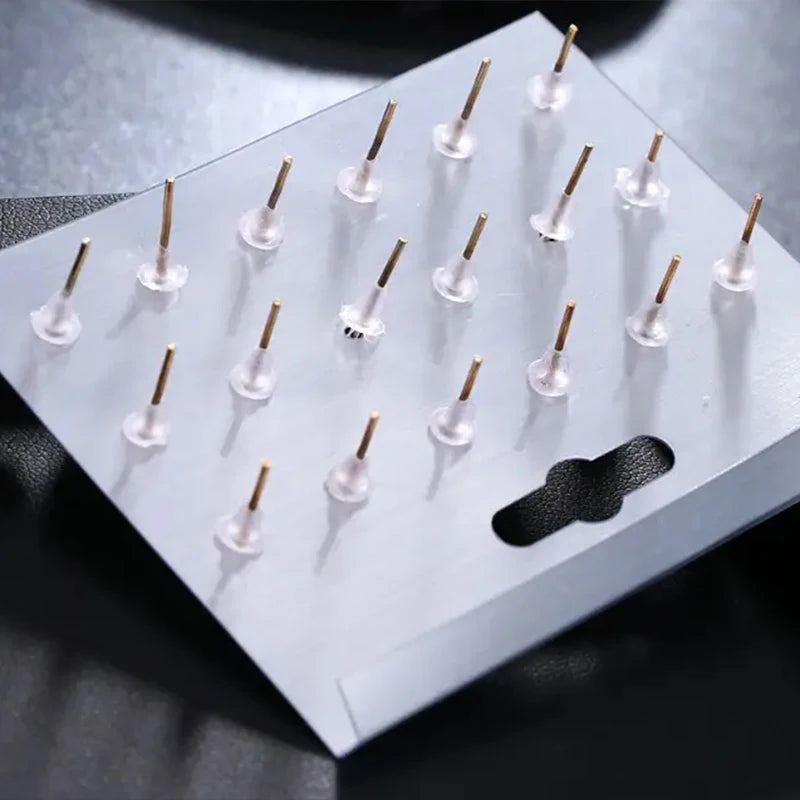 9-Pairs Sparkling Classic Stud Earrings Set for Women，Rhinestone Studded, Perfect for Everyday Wear and Festive Celebrations