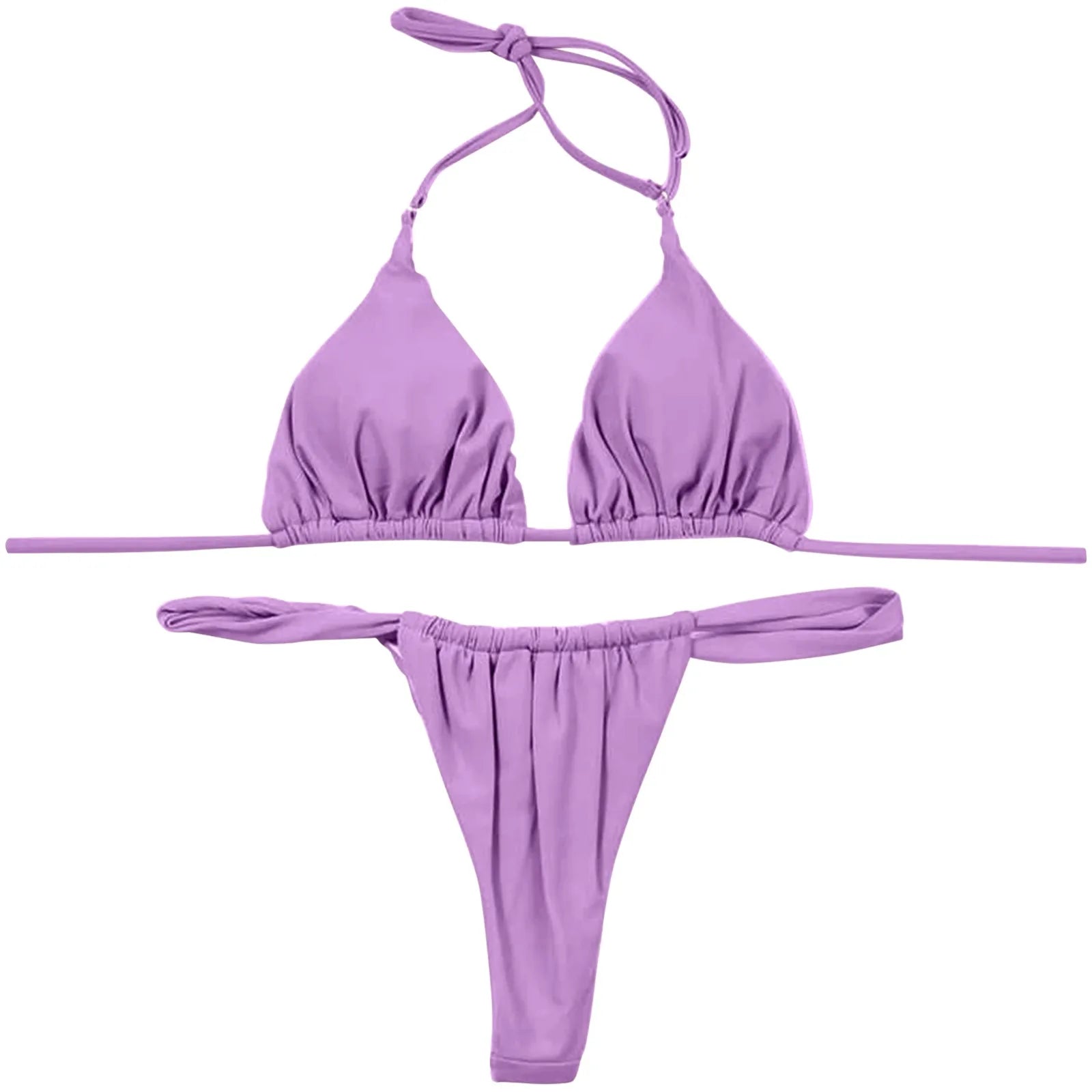 High Two Up Bikini Piece Up Women Cut Lace Solid Sexy Swimsuit Set Push Swimwears Tankinis Set Swimming Suit Women Bikini