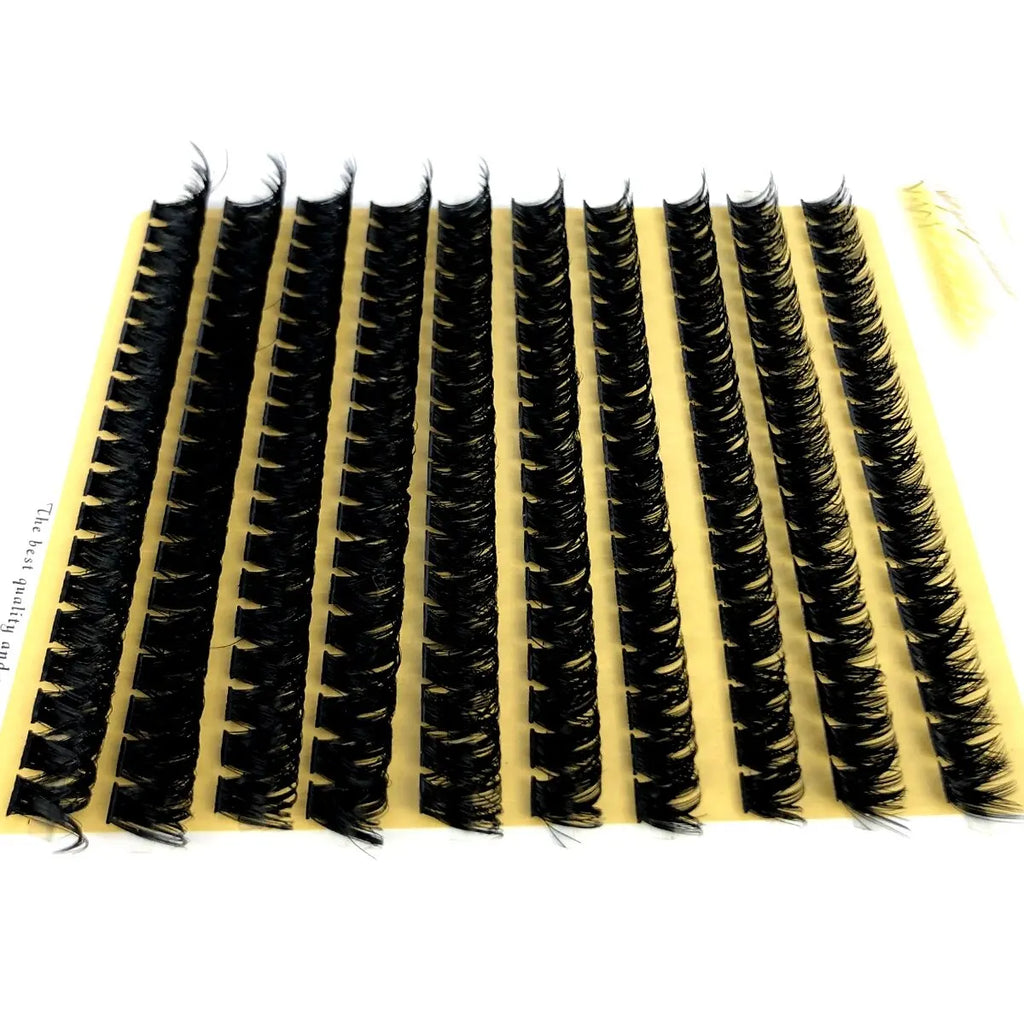 200 Clusters 10D 20D 30D 40D 60D 80D Mixed Tray Individual Lashes 3D Russia Premade Volume Lashes Soft Natural Lashes Mink Lash