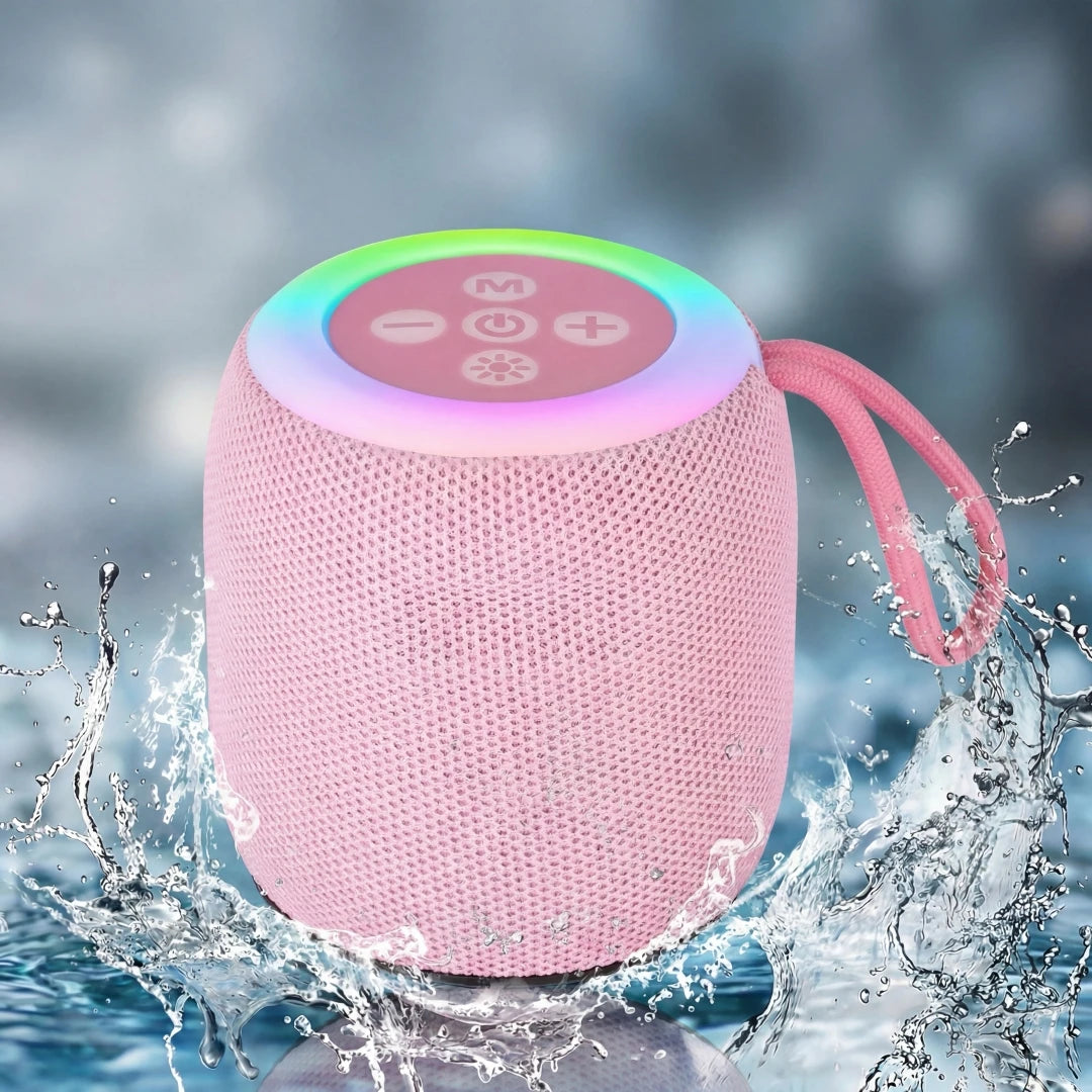 Portable Bluetooth Speaker ,Wireless Speakers with Lights, Travel Essentials Valentines Birthday Gifts for Men Women Boys Girls