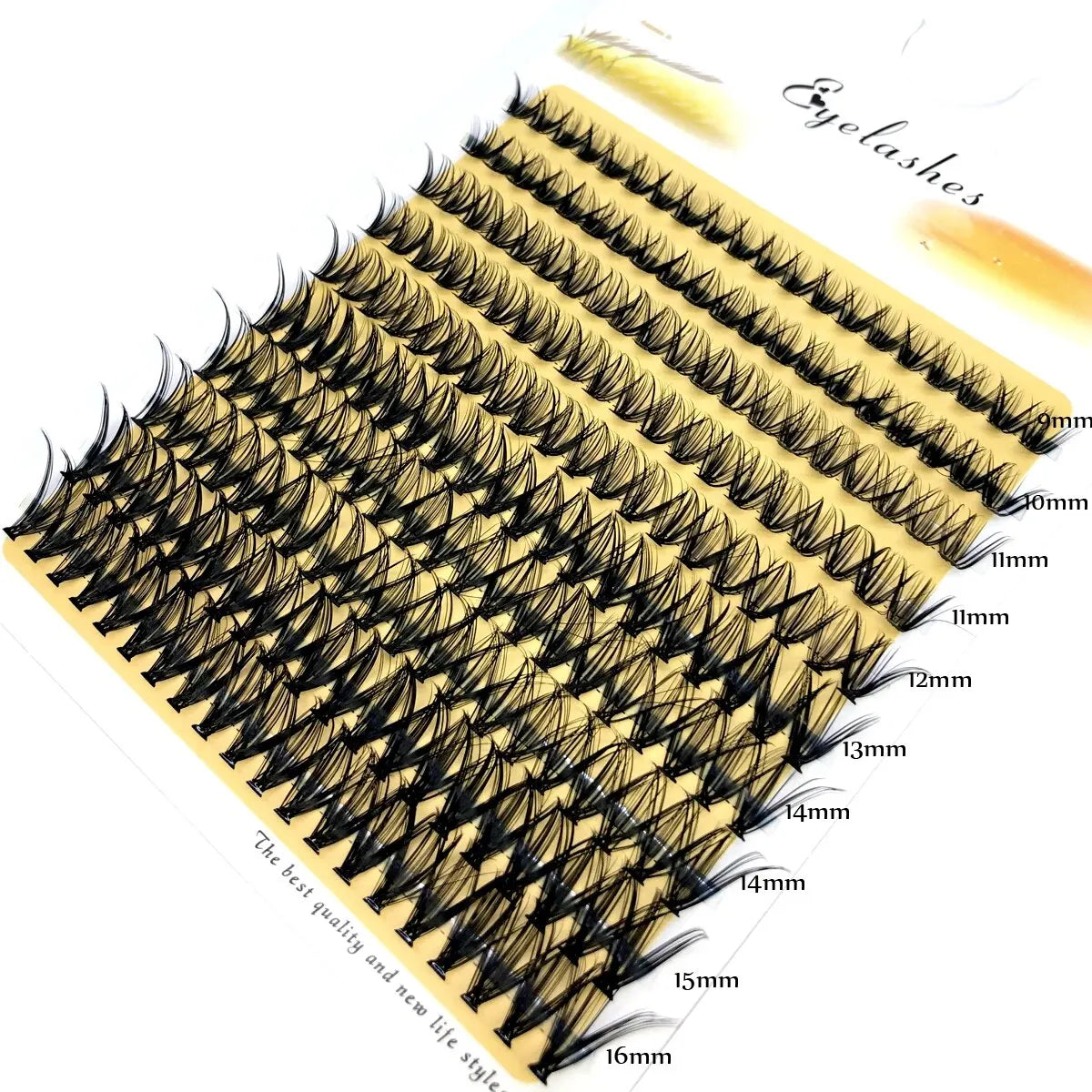 200 Clusters 10D 20D 30D 40D 60D 80D Mixed Tray Individual Lashes 3D Russia Premade Volume Lashes Soft Natural Lashes Mink Lash