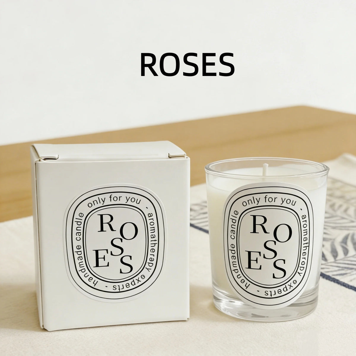 New Fragrance Scented Candle Romantic Gift Transparent Jar Aromatic Candles Light for Wedding Guest