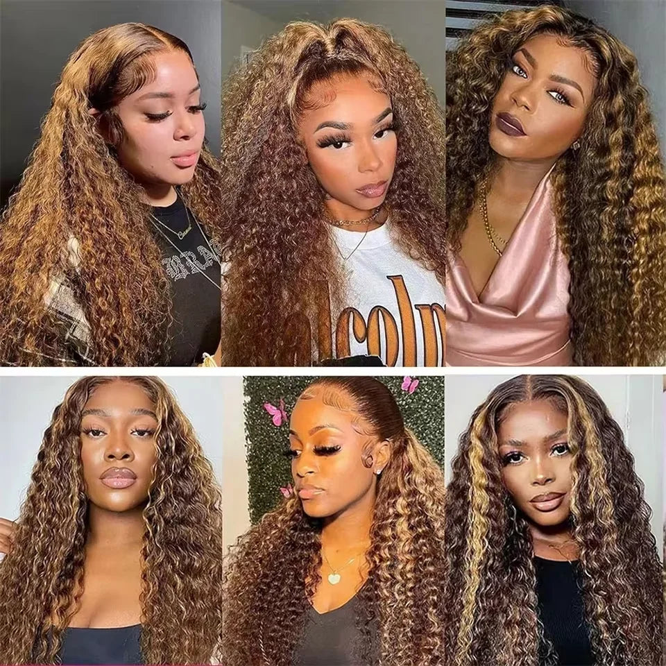 Highlight Deep Wave HD Lace Wig