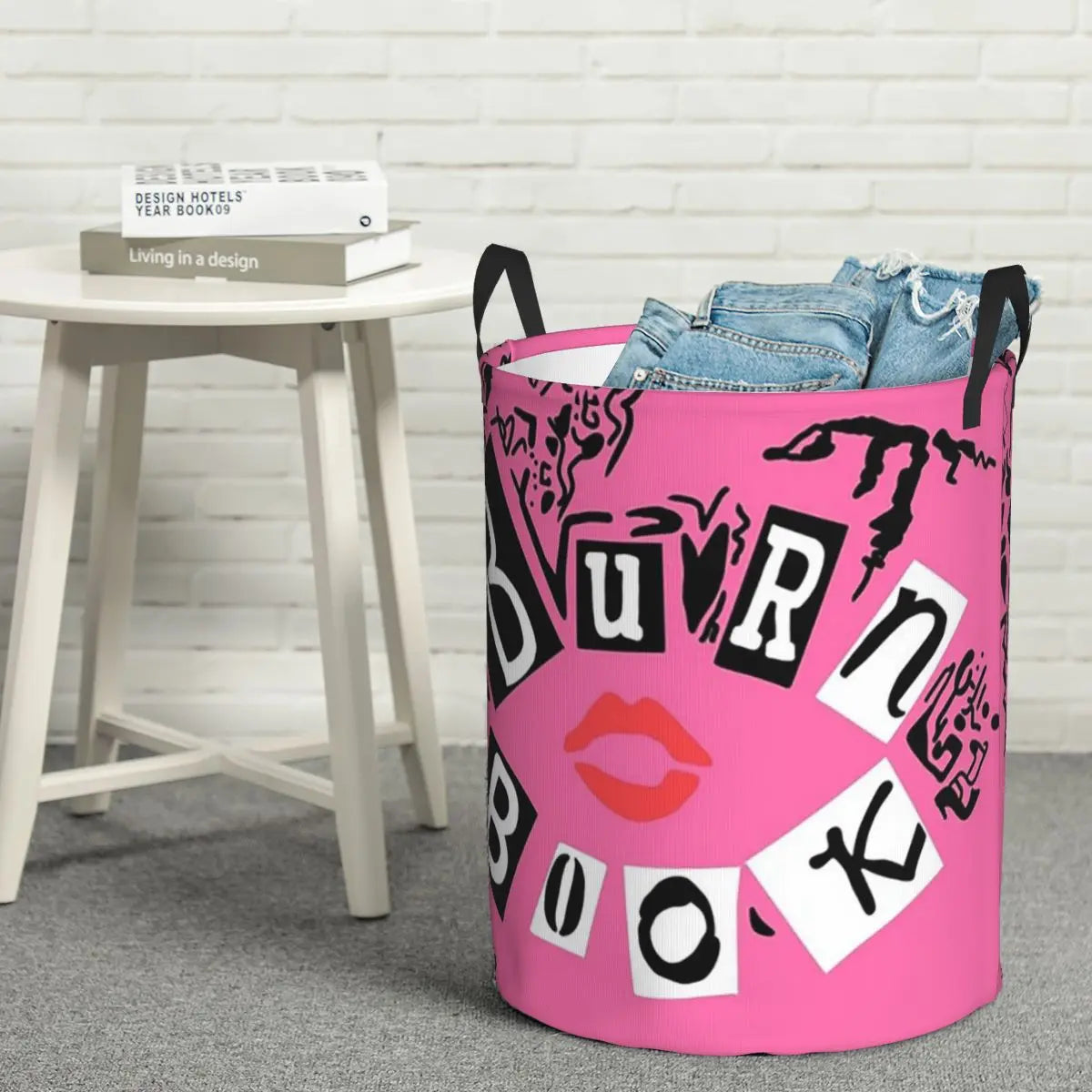 Burn Book Mean Girls Foldable Laundry Baskets Dirty Clothes Home Organizer Large Waterproof Hamper For Home Kids